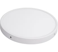 Накладной круглый даунлайт с драйвером Ecola LED downlight 24W 220V 4200K 285x32 DRSV24ELC