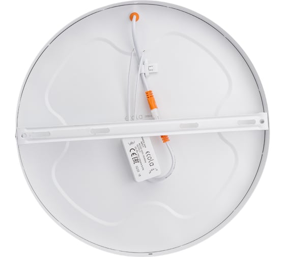 Накладной круглый даунлайт с драйвером Ecola LED downlight 24W 220V 4200K 285x32 DRSV24ELC