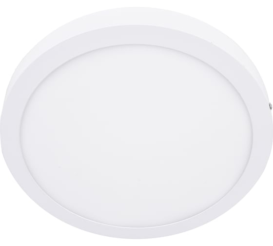 Накладной круглый даунлайт с драйвером Ecola LED downlight 24W 220V 4200K 285x32 DRSV24ELC