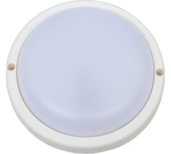 Накладной светильник Ecola LED ДПП Круг IP65 матовый белый 12W 220V 4200K 140x45 DPRV12ELC 1