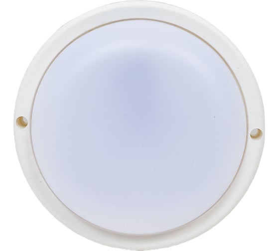 Накладной светильник Ecola LED ДПП Круг IP65 матовый белый 12W 220V 4200K 140x45 DPRV12ELC