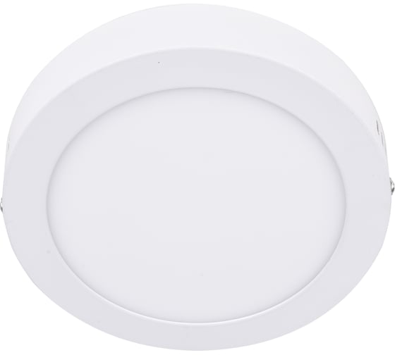 Накладной круглый даунлайт с драйвером Ecola LED downlight 12W 220V 6500K 160x32 DRSD12ELC