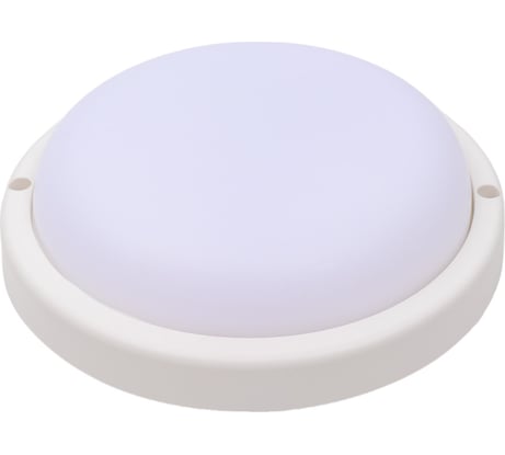 Накладной светильник Ecola LED ДПП Круг IP65 матовый белый 18W 220V 4200K DPRV18ELC