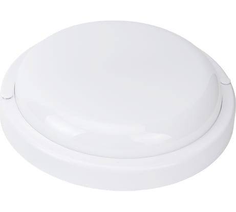 Накладной светильник Ecola LED ДПП Круг IP65 матовый белый 24W 220V 4200K 210x45 DPRV24ELC