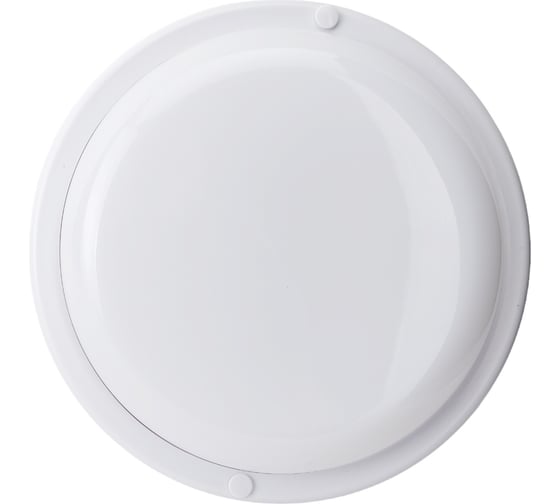 Накладной светильник Ecola LED ДПП Круг IP65 матовый белый 24W 220V 4200K 210x45 DPRV24ELC