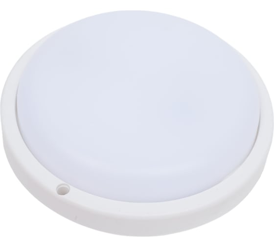 Светильник с датчиком движения Ecola LED ДПП IP65 матовый белый 18W 220V 4200K 175x45 DMRV18ELC