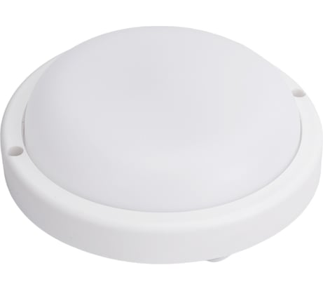 Светильник с датчиком движения Ecola LED ДПП Круг IP65 матовый белый 12W 220V 4200K 155x45 DMRV12ELC