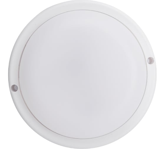 Светильник с датчиком движения Ecola LED ДПП Круг IP65 матовый белый 12W 220V 4200K 155x45 DMRV12ELC