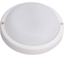 Светильник с датчиком движения Ecola LED ДПП Круг IP65 матовый белый 12W 220V 6500K 155x45 DMRD12ELC