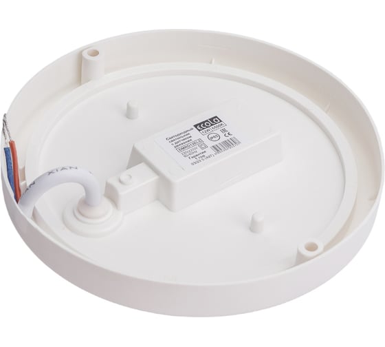 Светильник с датчиком движения Ecola LED ДПП Круг IP65 матовый белый 12W 220V 6500K 155x45 DMRD12ELC