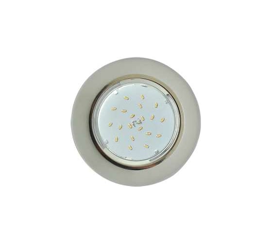 Светильник Ecola GX53 H4 5310 Glass стекло, круг хром - матовый 38x126 FL53RNECH