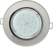 Светильник Ecola GX53 H4 5310 Glass стекло, круг хром - хром, зеркальный 38x126 FM53RNECH