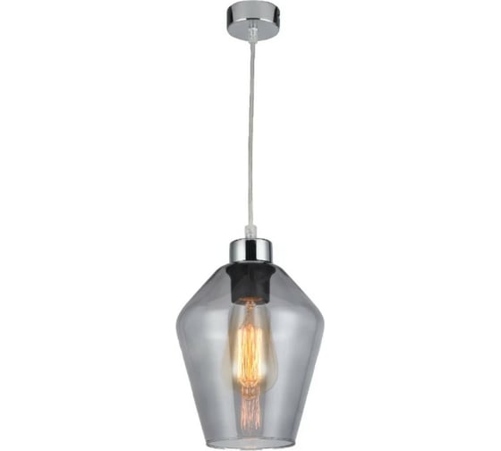 Подвес HIPER 1хЕ27х60Вт SMOKY/CHROME H091-0