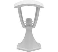 Садово-парковый светильник Apeyron, столб, малый, Е27x60Вт, 4-гранный, пластик, белый, прозрачный 165x165x280мм 11-156