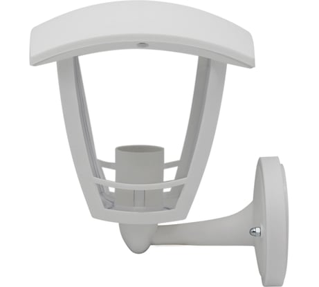 Настенный садово-парковый светильник Apeyron вверх, Е27x60Вт, 4-гранный, пластик, белый, прозрачный 194x162x232мм 11-150