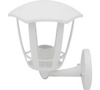 Настенный садово-парковый светильник Apeyron вверх, Е27x60Вт, 6-гранный, пластик, белый, прозрачный 170x193x230мм 11-163