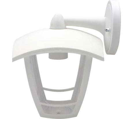 Настенный садово-парковый светильник Apeyron вниз, Е27x60Вт, 4-гранный, пластик, белый, прозрачный 194x162x232мм 11-153