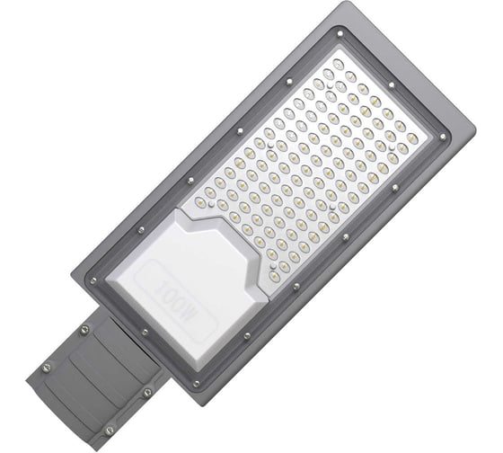 Уличный консольный светодиодный светильник Gauss IP65 100W 10000lm 3000K КСС "Ш" 629534100