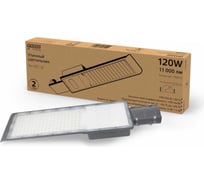 Уличный консольный светодиодный светильник Gauss IP65 120W 11000lm 3000K КСС "Ш" 629534120