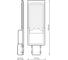 Уличный консольный светодиодный светильник Gauss IP65 120W 11000lm 3000K КСС "Ш" 629534120 3
