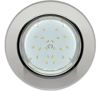 Светильник Ecola GX53 H4 LD5310 Glass стекло, круг, подсветка хром - хром зеркальный 38x126 SM53RNECH