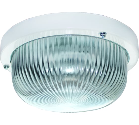 Светильник Ecola Light GX53 LED ДПП круг, IP65 GX53x1 прозрачный белый 185х185х85 TR53T1ECR 1