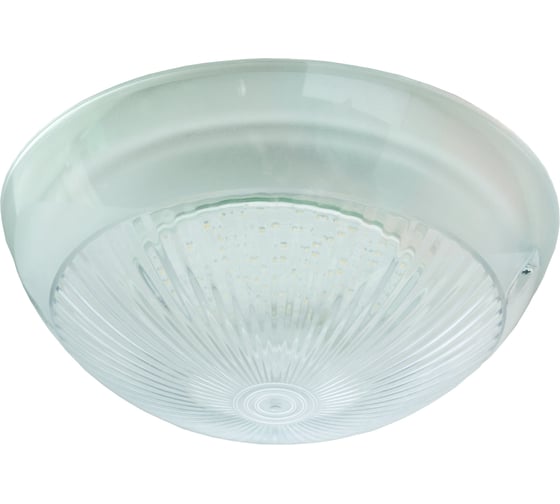 Светильник Ecola Light LED ДПП Сириус IP65 GX53x1 прозрачный белый 220х220х100 TP53T1ECR