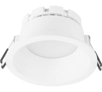 Светильник потолочный встраиваемый FERON 15W 230V GX53, белый, круг, без лампы, DL512, 53305