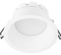 Светильник потолочный встраиваемый FERON 15W 230V GX53, белый, круг, без лампы, DL513, 53307