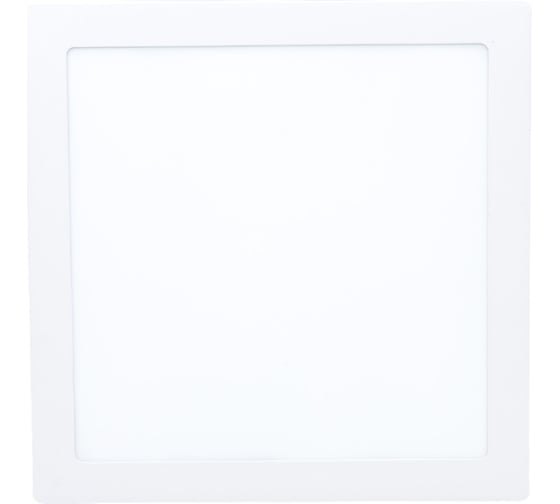 Накладной светодиодный светильник ЭРА LED 9244K квадратный, LED, 24W, 220V, 4000K, белый Б0050274