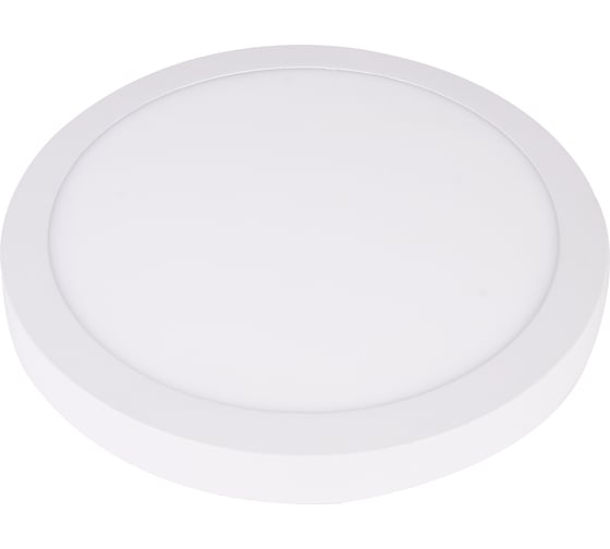Накладной светодиодный светильник ЭРА LED 8244K круглый, LED, 24W, 220V, 4000K, белый Б0050277 1