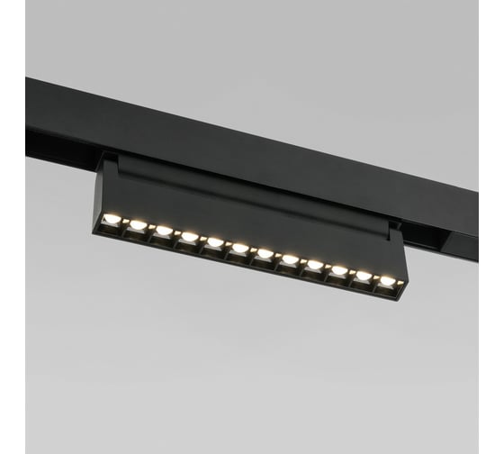 Трековый светильник Elektrostandard Slim Magnetic HL02 12W 4200K черный 85010 01 a057198