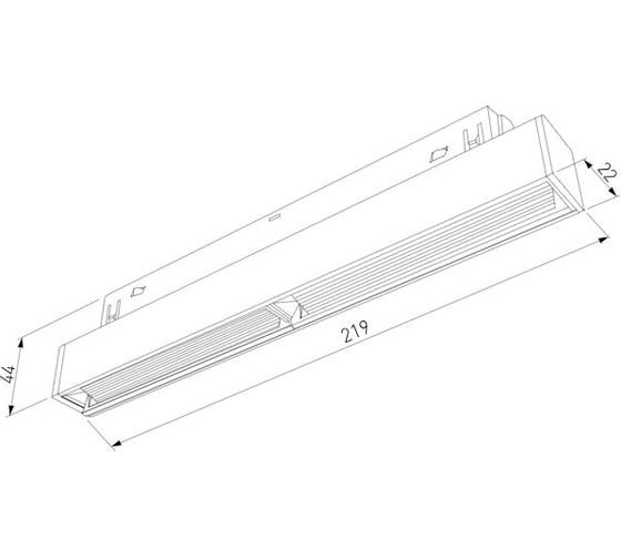 Трековый светильник Elektrostandard Slim Magnetic WL02 12W 4200K черный 85008 01 a057196