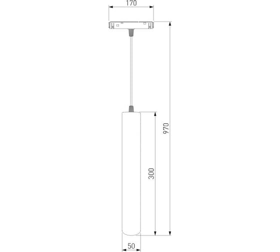 Трековый светильник Elektrostandard Slim Magnetic P01 6W 4200K черный 85014 01 a057202