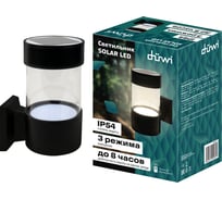 Светильник duwi СОЛАР LED на солнечной батарее, 3 режима освещения, 2Вт, 3000К/4500К/6500К, 50Лм, IP54, черный 24931 7