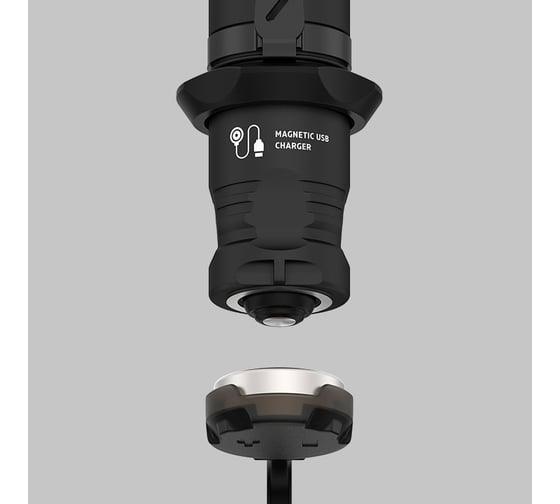 Фонарь Armytek Dobermann Pro Magnet USB Белый свет F07501C