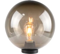 Светильник садово-парковый General Lighting Systems GWL-E27-IP65 Дымчатый Большой Астар шар, диаметр 30 см IP65 под лампу Е27 без опоры 662584