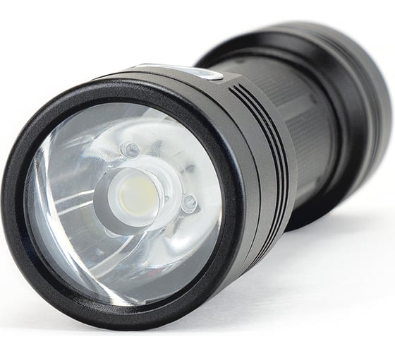 Поисковый фонарь ЯРКИЙ ЛУЧ L-4100 TANDEM 3xOsram P9 3400лм +SST20 700лм, 5000K,7 режимов, IPX7, аккумулятор 26650, встроенное ЗУ 4606400106456