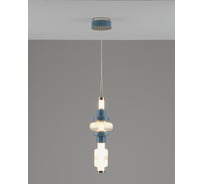 Светильник подвесной светодиодный Moderli Atelieri золотой, белый, голубой V11690-PL