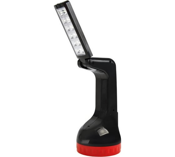 Аккумуляторный фонарь-прожектор Smartbuy 2 в 1 1W+18 SMD, черный SBF-303-K