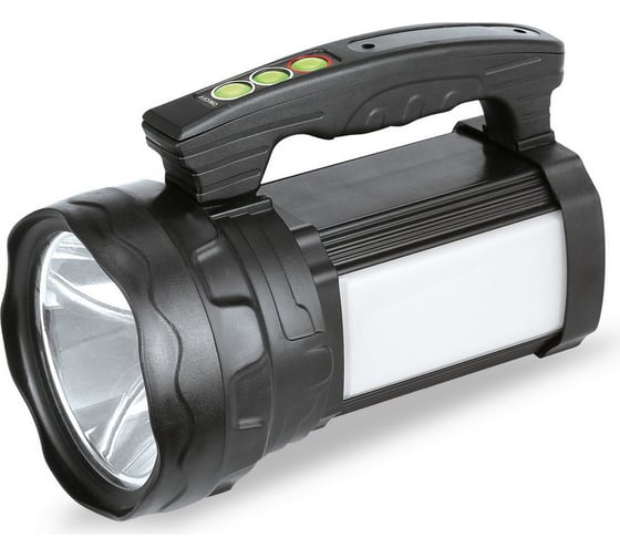Аккумуляторный фонарь-прожектор Smartbuy 10W+3W, черный SBF-503-K