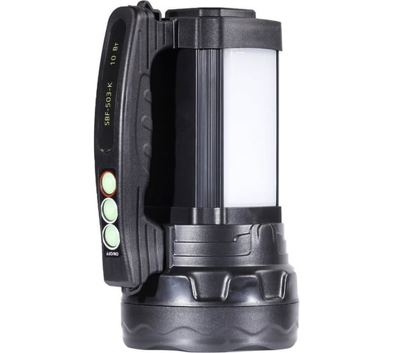 Аккумуляторный фонарь-прожектор Smartbuy 10W+3W, черный SBF-503-K