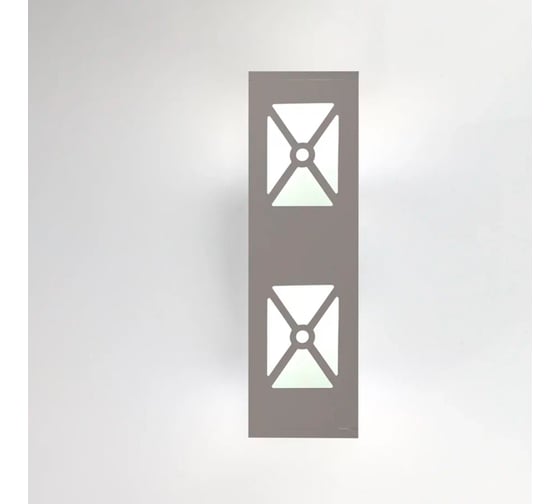 Светильник General Lighting Systems настенный фасадный GWL-2E27-M-IP65 Графит Витраж металл IP65 под лампу 2хЕ27 662645