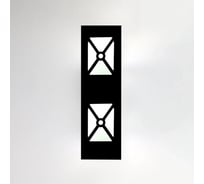 Светильник General Lighting Systems настенный фасадный GWL-2E27-M-IP65 Черный Витраж металл IP65 под лампу 2хЕ27 662643