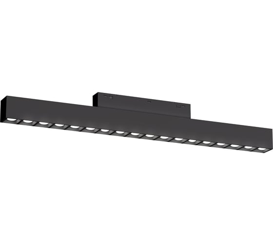 Светильник трековый светодиодный Ambrella Light Magnetic standard 48V 20мм BK черный IP20 18W 3CCT 3000-6000K SMART 24 328х22х25 GL4505