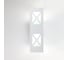 Светильник General Lighting Systems настенный фасадный GWL-2E27-M-IP65 Белый Витраж металл IP65 под лампу 2хЕ27 662644 2