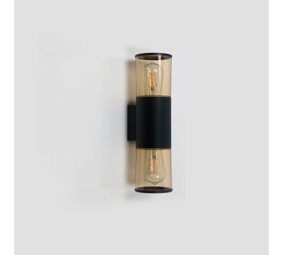 Фасадный светильник General Lighting Systems General GWL-2E27-IP65 Черный+Золотой Модэли 662466