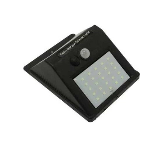 Настенный светильник Smartbuy на солнечных батареях, с датчиком движения, 20 LED, черный SBF-21-MS