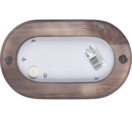 Светильник TDM ELECTRIC НПБ1402 венге, овал, с решеткой 60Вт IP54 SQ0303-0437