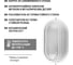 Светильник TDM ELECTRIC НПБ1407 белый/овал ресничка 60Вт IP54 SQ0303-0053 3